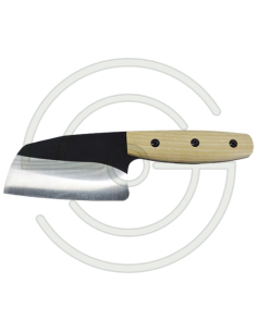 ROMBO BLACKBLADE (S) ASH WOOD - LAME 119MM - MANCHE FRENE - ETUI CUIR VEGETAL | SHOOTINGSHOP ARMURERIE MODERNE 2