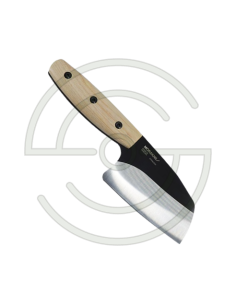 ROMBO BLACKBLADE (S) ASH WOOD - LAME 119MM - MANCHE FRENE - ETUI CUIR VEGETAL | SHOOTINGSHOP ARMURERIE MODERNE