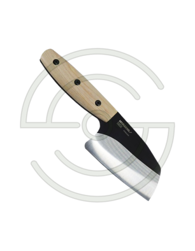 ROMBO BLACKBLADE (S) ASH WOOD - LAME 119MM - MANCHE FRENE - ETUI CUIR VEGETAL | SHOOTINGSHOP ARMURERIE MODERNE