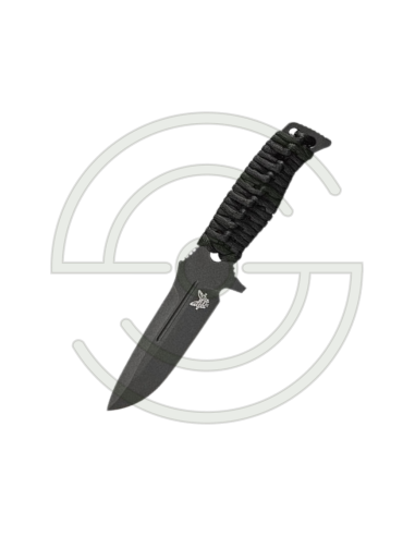 FIXED ADAMAS - LAME 107MM - MANCHE PARACORDE NOIRE - ETUI DE TYPE KYDEX | SHOOTINGSHOP ARMURERIE MODERNE
