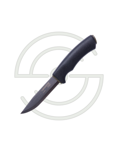 BUSHCRAFT SURVIVAL BLACK - LAME 109MM - MANCHE CAOUTCHOUC - ETUIS POLYMERE | SHOOTINGSHOP ARMURERIE MODERNE