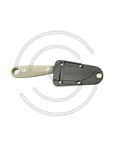 IZULA II - LAME VERTE - LAME 67MM - MANCHE MICARTA - ETUI POLYMERE | SHOOTINGSHOP ARMURERIE MODERNE