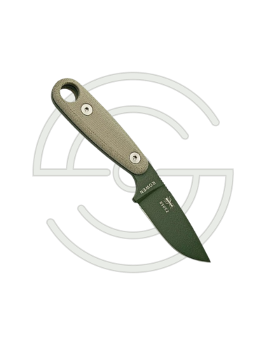 IZULA II - LAME VERTE - LAME 67MM - MANCHE MICARTA - ETUI POLYMERE | SHOOTINGSHOP ARMURERIE MODERNE