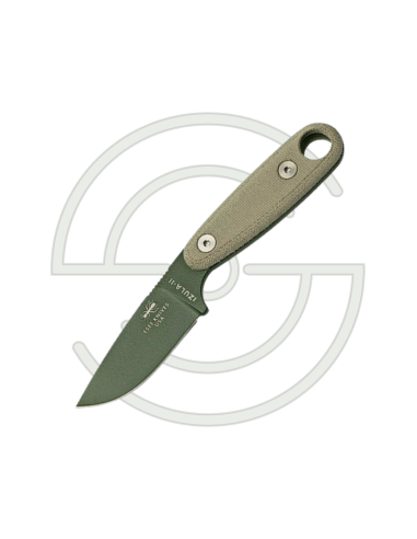IZULA II - LAME VERTE - LAME 67MM - MANCHE MICARTA - ETUI POLYMERE | SHOOTINGSHOP ARMURERIE MODERNE