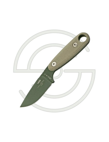IZULA II - LAME VERTE - LAME 67MM - MANCHE MICARTA - ETUI POLYMERE | SHOOTINGSHOP ARMURERIE MODERNE