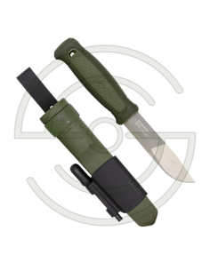 KANSBOL AVEC KIT DE SURVIE - VERT - LAME 109 MM - MANCHE TPE - ETUI POLYMERE | SHOOTINGSHOP ARMURERIE MODERNE