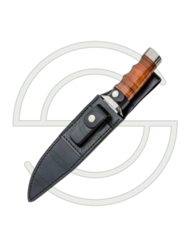 GIANT BOWIE - LAME 207MM - MANCHE CUIR - ETUI CUIR | SHOOTINGSHOP ARMURERIE MODERNE