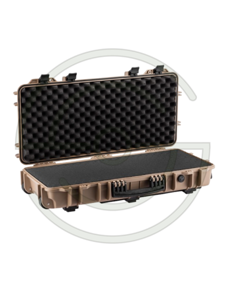 MALLETTE WATERPROOF 75X33X13CM MOUSSE PRE-DECOUPEE TAN 75 CM | SHOOTINGSHOP ARMURERIE MODERNE