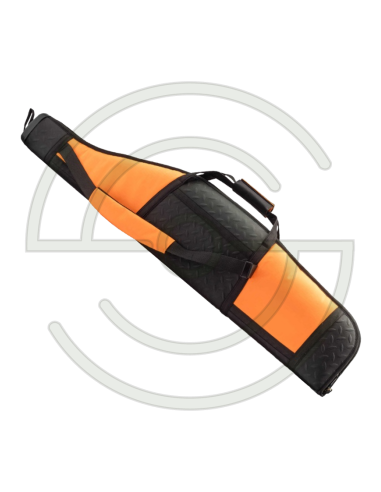 FOURREAU ORANGE/NOIR EN CORDURA POUR CARABINE AVEC LUNETTE 115 CM | SHOOTINGSHOP ARMURERIE MODERNE