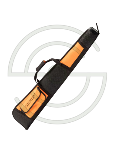 FOURREAU ORANGE/NOIR EN CORDURA POUR FUSIL DE CHASSE 120 CM | SHOOTINGSHOP ARMURERIE MODERNE
