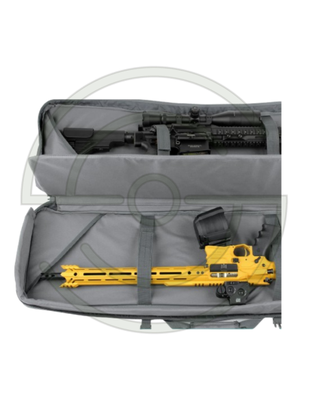 SAVIOR URBAN WARFARE DOUBLE RIFLE BAG 55' LONG RANGE PRECISION RIFLE CASE 55 POUCES ( 139CM) | SHOOTINGSHOP ARMURERIE MODERNE