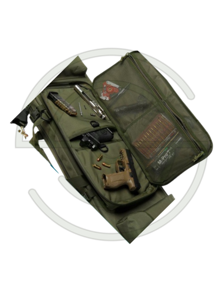 SAVIOR URBAN WARFARE 36' DOUBLE RIFLE CASE OD GREEN | SHOOTINGSHOP ARMURERIE MODERNE