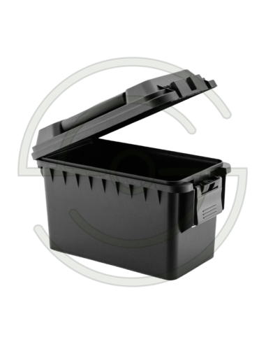 CAISSE MUNITIONS POLYMERE CAL.50 30X16X17.5 CM NOIRE | SHOOTINGSHOP ARMURERIE MODERNE