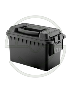 CAISSE MUNITIONS POLYMERE CAL.50 30X16X17.5 CM NOIRE | SHOOTINGSHOP ARMURERIE MODERNE