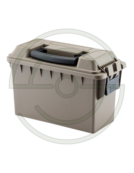 CAISSE A MUNITIONS POLYMERE CAL.30 24.5X10.8X14.5CM TAN | SHOOTINGSHOP ARMURERIE MODERNE