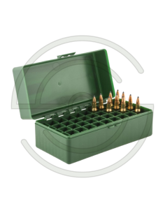 BOITE DE RANGEMENT 50 MUNITIONS CAL. 222 / 223