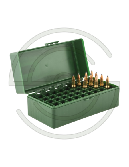 BOITE DE RANGEMENT 50 MUNITIONS CAL. 222 / 223