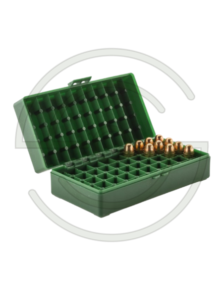 BOITE DE RANGEMENT 50 MUNITIONS CAL. 45 ACP .44 | SHOOTINGSHOP ARMURERIE MODERNE