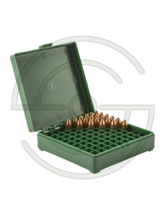BOITE DE RANGEMENT 100 MUNITIONS CAL. 9 X 19 | SHOOTINGSHOP ARMURERIE MODERNE
