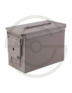 CAISSE MUNITIONS METAL CAL.50 33X18X23 CM TAN