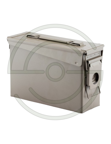 CAISSE A MUNITIONS METAL CAL.30 27X13X18 CM TAN