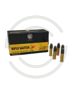 CAROUCHES RWS CAL 22 LR 40GR RIFLE MATCH-S X50 | SHOOTINGSHOP ARMURERIE MODERNE