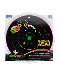 CIBLE DIRTY BIRDS MULTICOLORES 20CM X20 | SHOOTINGSHOP ARMURERIE MODERNE