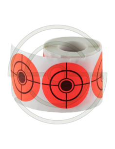 PASTILLES AUTOCOLLANTES ORANGE DIAM.  75 MM | SHOOTINGSHOP ARMURERIE MODERNE