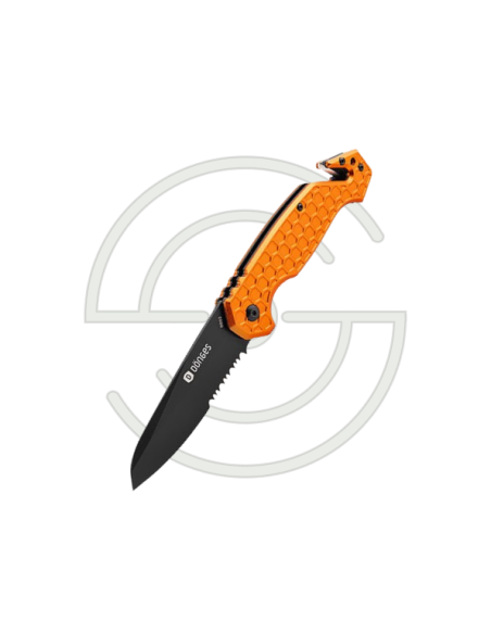 Couteau Böker Basic Rescue - Série Dönges - Lame 85mm - Manche Aluminium - Clip réversible