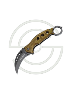 BLACK SCORPION - LAME 76MM - MANCHE ALUMINIUM - CLIP - ANNEAU