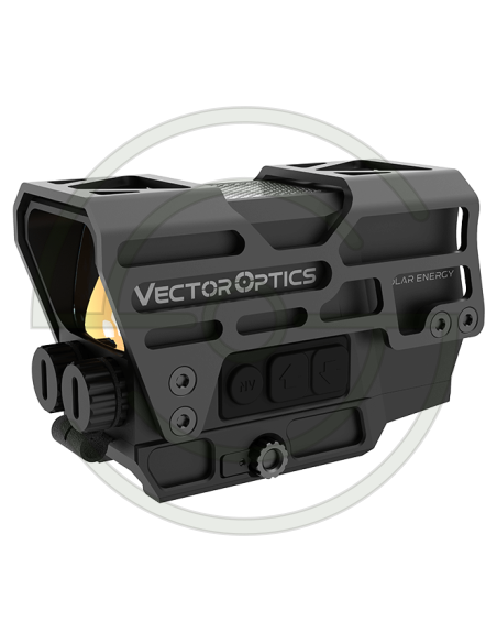 Viseur point rouge Vector Optics Frenzy-S 1x31x26 Solar. Fenêtre large, panneau solaire et robustesse. L'excellence pour une acq