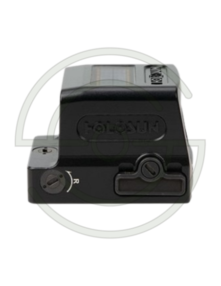 HOLOSUN REFLEX 509T - RETICULE : ROUGE - BOUTON +/- ET PANNEAU SOLAIRE - TITANE - ADAPTATEUR RMR | SHOOTINGSHOP ARMURERIE MODERN