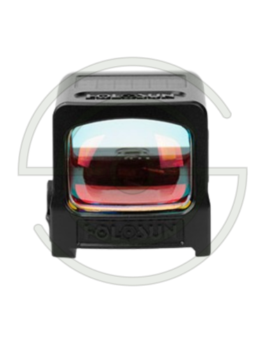 HOLOSUN REFLEX 509T - RETICULE : ROUGE - BOUTON +/- ET PANNEAU SOLAIRE - TITANE - ADAPTATEUR RMR | SHOOTINGSHOP ARMURERIE MODERN