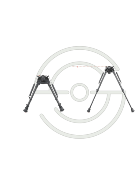 BIPIED 9-13.5 CARBON GRENADIERE RAIL WEAVER PIEDS RETRACTABLES | SHOOTINGSHOP ARMURERIE MODERNE