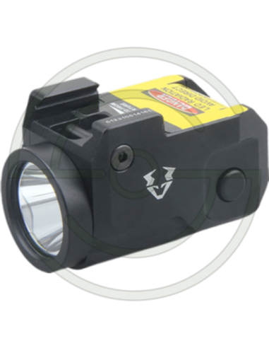 LAMPE TACTIQUE COMPACTE PISTOLET 40/200/500 LM | SHOOTINGSHOP ARMURERIE MODERNE