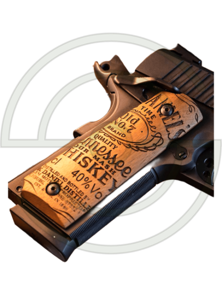 PLAQUETTES BOIS PT1911 JACK DANIEL'S | SHOOTINGSHOP ARMURERIE MODERNE