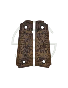 PLAQUETTES BOIS PT1911 JACK DANIEL'S | SHOOTINGSHOP ARMURERIE MODERNE