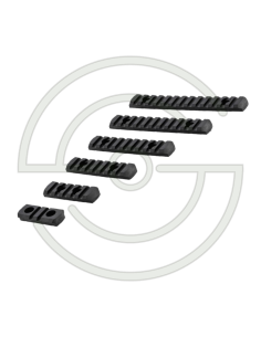 SET DE 6 RAILS PICATINNY EN POLYMERE COMPATIBLE M-LOK - NOIR | SHOOTINGSHOP ARMURERIE MODERNE 2