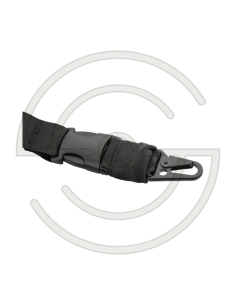 SANGLE 1 POINT DEGRAFABLE AVEC ATTACHE CROCODILE NOIRE | SHOOTINGSHOP ARMURERIE MODERNE 2
