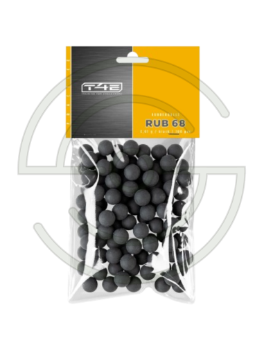 BILLES EN CAOUTCHOUC CAL.68 X68 3,01G X100