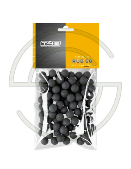 BILLES EN CAOUTCHOUC CAL.68 X68 3,01G X100