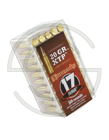 Cartouches XTP -HP - 20GR Cal 17HMR X50 HORNADY | SHOOTINGSHOP ARMURERIE MODERNE