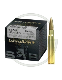 Cartouches Cal 8X57 JS - FMJ - 196GR X 50 SELLIER BELLOT | SHOOTINGSHOP ARMURERIE MODERNE