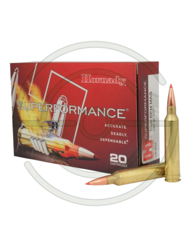 CARTOUCHES SUPERFORMANCE CAL 7 REM MAG - 162GR X20