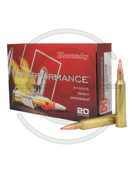 CARTOUCHES SUPERFORMANCE CAL 7 REM MAG - 162GR X20