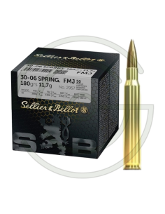 Cartouches Cal 30,06 FMJ - 180GR X50 | SHOOTINGSHOP ARMURERIE MODERNE
