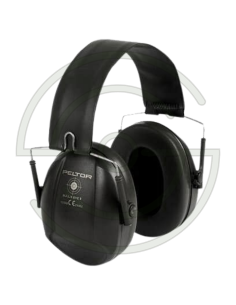 Casque anti-bruit Peltor Bull’s Eye noir. Protection auditive efficace, confortable et idéal pour le tir sportif.