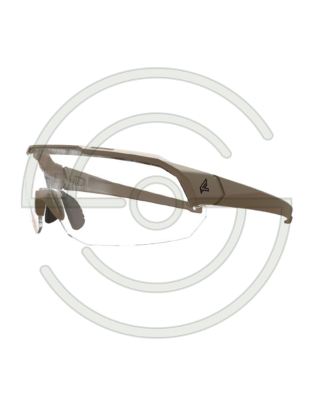 LUNETTES EDGE TACTICAL ARC LIGHT - MONTURE SABLE - INCOLORE | SHOOTINGSHOP ARMURERIE MODERNE