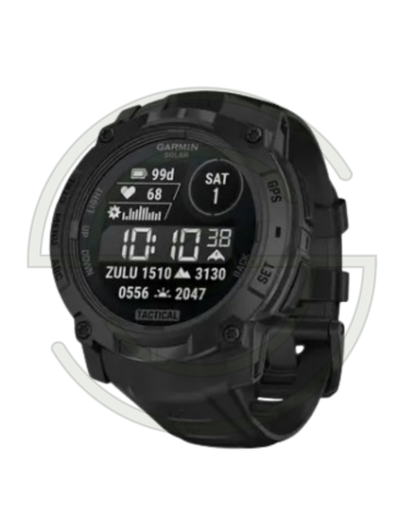MONTRE GARMIN INSTINCT 3 TACTICAL NOIRE BRACELET NOIR | SHOOTINGSHOP ARMURERIE MODERNE