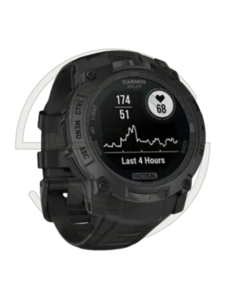 MONTRE GARMIN INSTINCT 3 TACTICAL NOIRE BRACELET NOIR | SHOOTINGSHOP ARMURERIE MODERNE